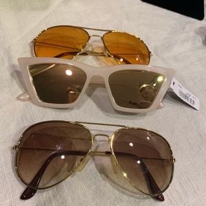 Set of three pairs sunglasses